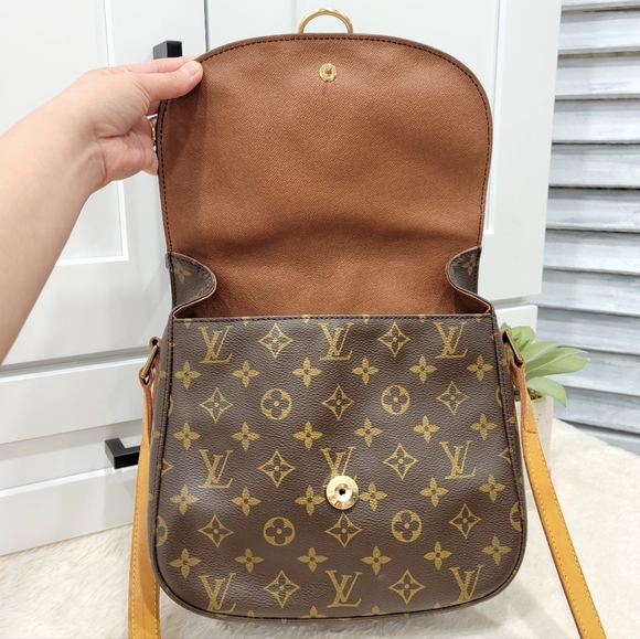 💕DISCONTINUED Crossbody/Shoulder LOUIS VUITTON Saint Cloud GM Monogram - Picture 10 of 15